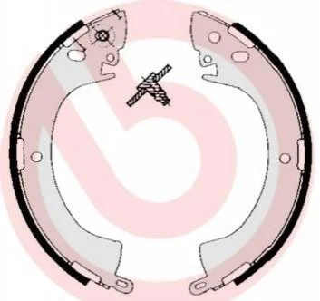 Гальмівні колодки (набір) BREMBO S54506 (фото 1)
