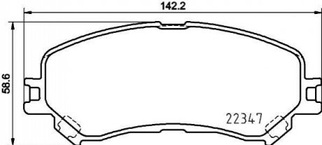 Гальмівні колодки (набір) BREMBO P68067 (фото 1)