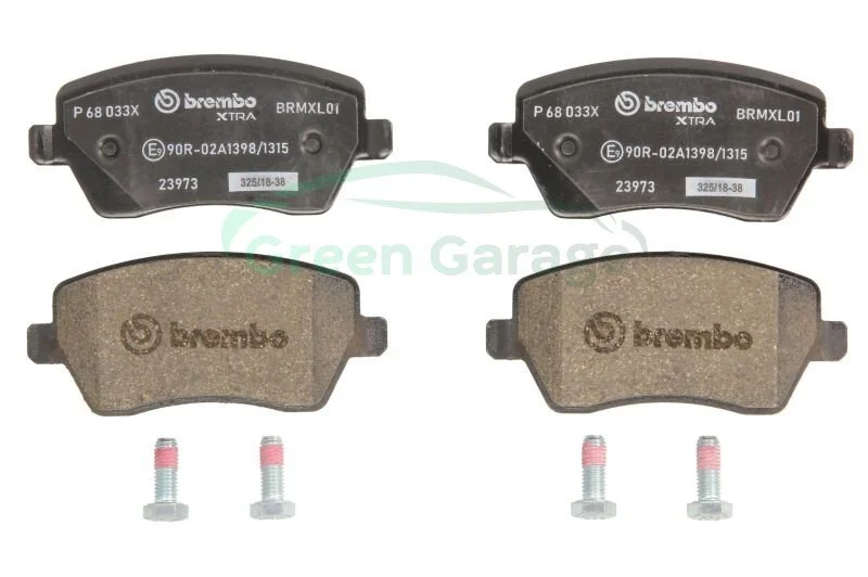Гальмівні колодки, тюнінг BREMBO P68033X (фото 1)