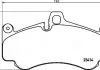 Гальмівні колодки (набір) BREMBO P65032 (фото 1)