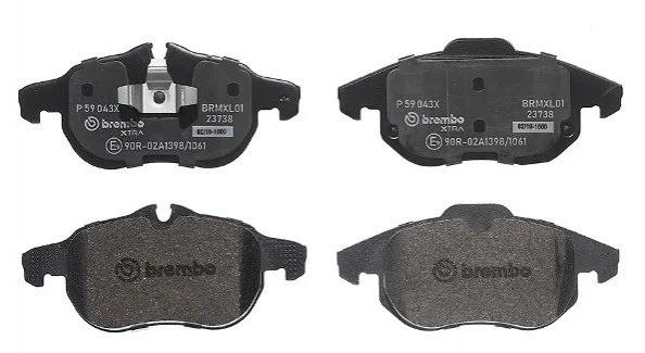 Гальмівні колодки, тюнінг BREMBO P59043X (фото 1)