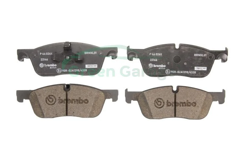 Гальмівні колодки, тюнінг BREMBO P44026X (фото 1)