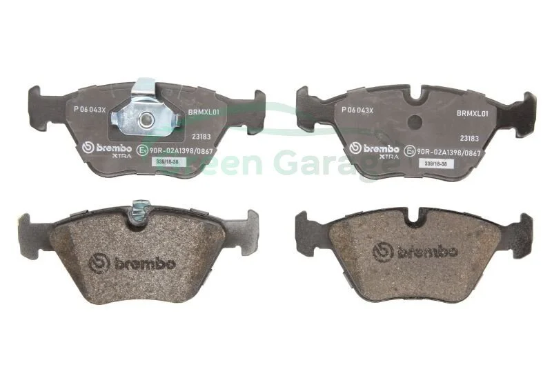 Гальмівні колодки, тюнінг BREMBO P06043X (фото 1)