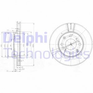 Гальмівні(тормозні) диски DELPHI BG3794