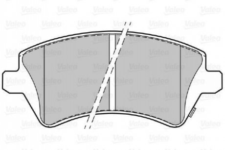 Гальмівні колодки (набір) VALEO 301679