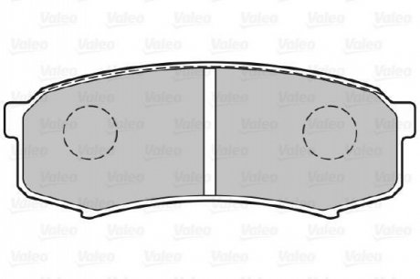 Гальмівні колодки (набір) VALEO 301777