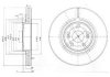 Гальмівні(тормозні) диски DELPHI BG9016 (фото 1)