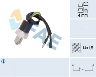 Вимикач фар заднього ходу FAE 41260