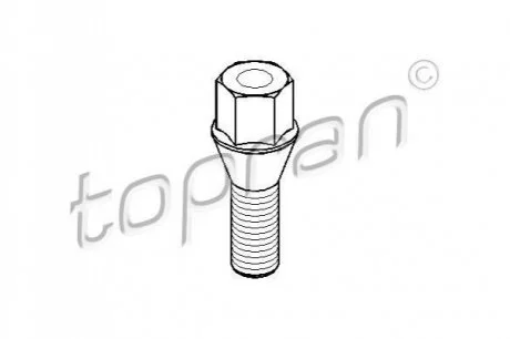 Болт TOPRAN / HANS PRIES 501536