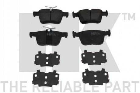 Гальмiвнi колодки дисковi NK 2247114