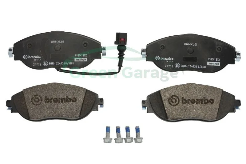 Гальмівні колодки, тюнінг BREMBO P85131X (фото 1)