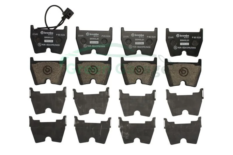 Гальмівні колодки, тюнінг BREMBO P85152X (фото 1)