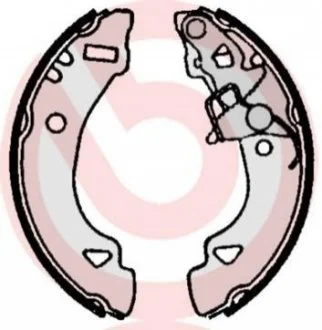 Гальмівні колодки (набір) BREMBO S23512
