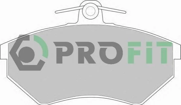 Колодки гальмівні дискові PROFIT 50000774 (фото 1)