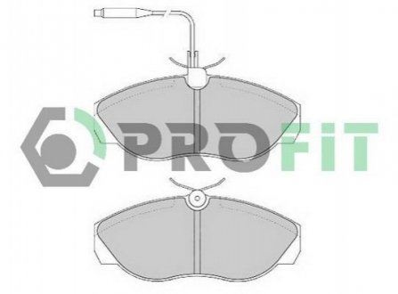 Колодки гальмівні дискові PROFIT 50000967
