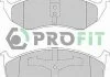 Колодки гальмівні дискові PROFIT 50001098 (фото 1)