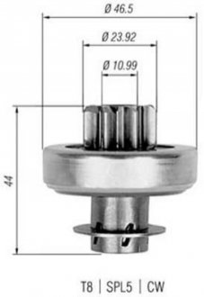 Ведущая шестерня, стартер MAGNETI MARELLI 940113020272