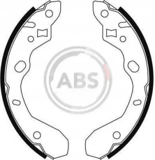 Гальмівні колодки (набір) A.B.S. 9066