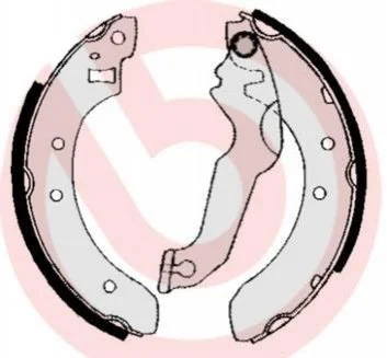 Гальмівні колодки (набір) BREMBO S24507 (фото 1)