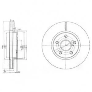 Гальмівні(тормозні) диски DELPHI BG3735