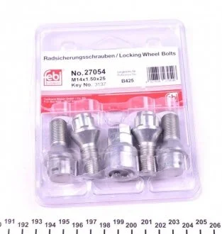 Болт для кріплення колеса FEBI BILSTEIN 27054