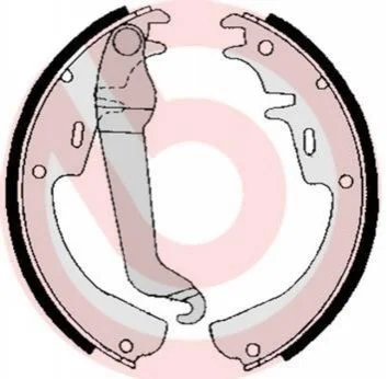Гальмівні колодки (набір) BREMBO S59504 (фото 1)