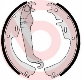 Гальмівні колодки (набір) BREMBO S59504