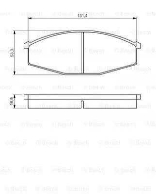 Гальмівні колодки (набір) BOSCH 0986494566 (фото 1)
