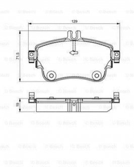 Гальмівні колодки (набір) BOSCH 0986495298 (фото 1)