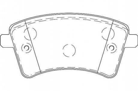 Гальмівні колодки (набір) JURID 573414J