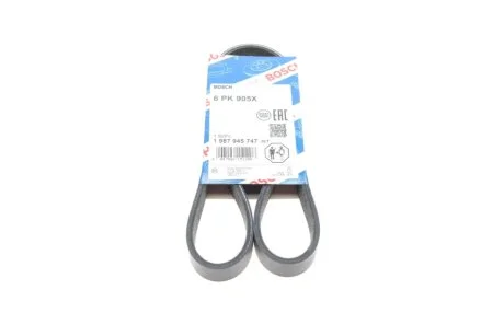 Ремінь П-клиновий 6PK905x BOSCH 1987945747
