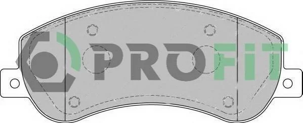 Колодки гальмівні дискові PROFIT 50001928 (фото 1)