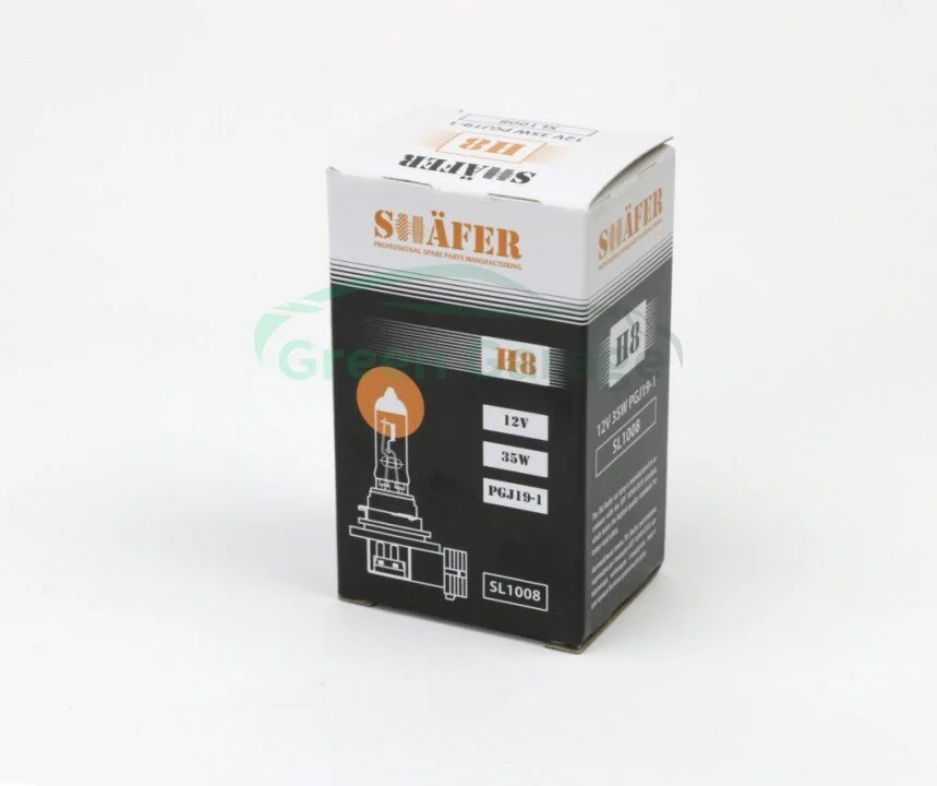 Лампа галогенова H8 12V 35W PGJ19-1 SHAFER SL1008 (фото 1)