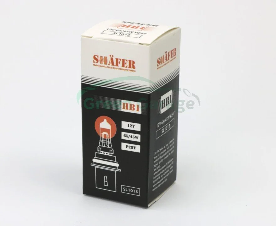 Лампа галогенова HB1 12V 65/45W P29T SHAFER SL1013 (фото 1)