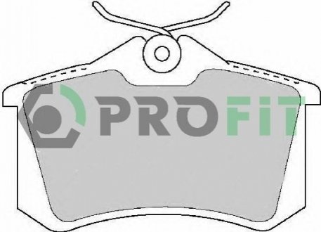 Колодки гальмівні дискові PROFIT 50001491