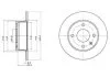 Гальмівні(тормозні) диски DELPHI BG2376 (фото 1)