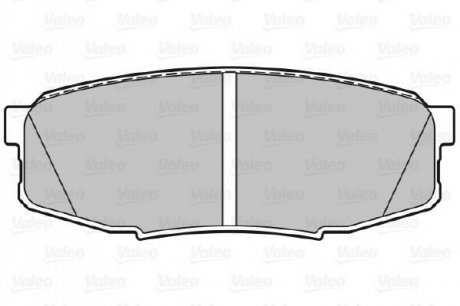 Гальмівні колодки (набір) VALEO 301340