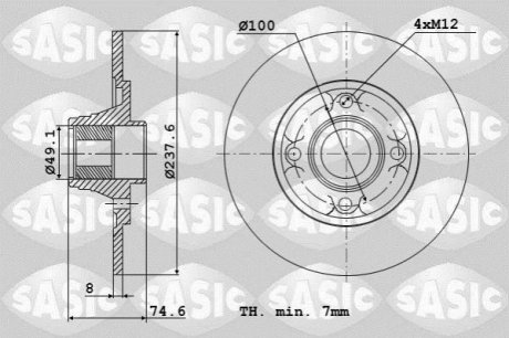 RENAULT Clio II Megane I SASIC 6104042