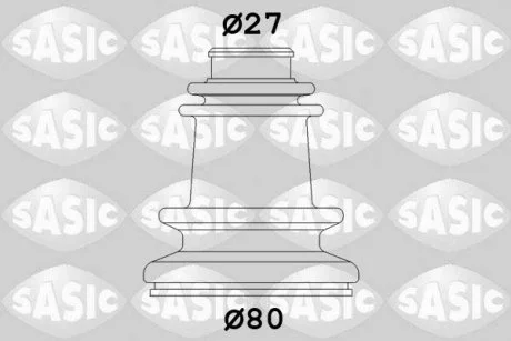 Набір пильовиків гумових SASIC 4003419