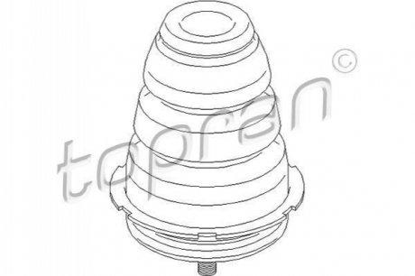 Втулка, листовая рессора TOPRAN / HANS PRIES 721803