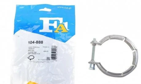 Хомут-затискач металевий Fischer Automotive One (FA1) 104888