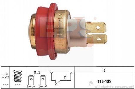 Термовимикач вентилятора EPS 1850143