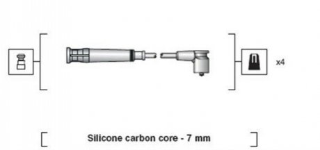 Набір проводів запалення MAGNETI MARELLI 941318111269