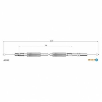 Трос стояночного тормоза ADRIAUTO 4102011