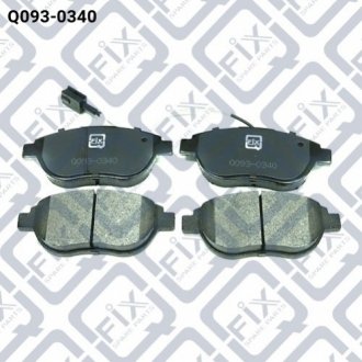 Колодки гальмівні передн Q-fix Q0930340