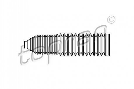Пильовик кермової рейки TOPRAN / HANS PRIES 110172