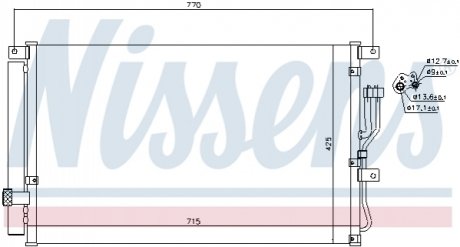 Skraplacz ix55 09- D.. NISSENS 940211