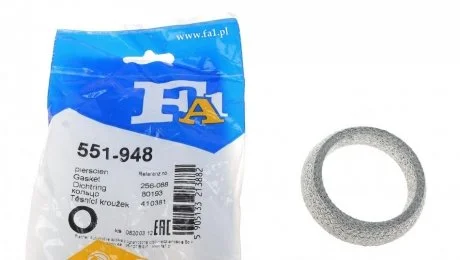 Кольцо уплотнительное Subaru (d1=48.0, d2=66.0, h=13.5)(пр-во Fischer) Fischer Automotive One (FA1) 551948