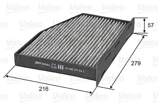 Фільтр повітря (салону) VALEO 698801 (фото 1)