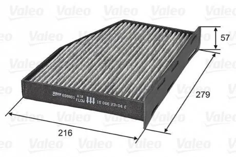Фільтр повітря (салону) VALEO 698801